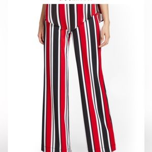 White, Red, Black Trousers